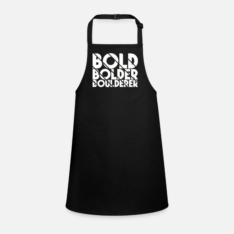 Bloc Bold Bolder Boulderer Tablier Enfant