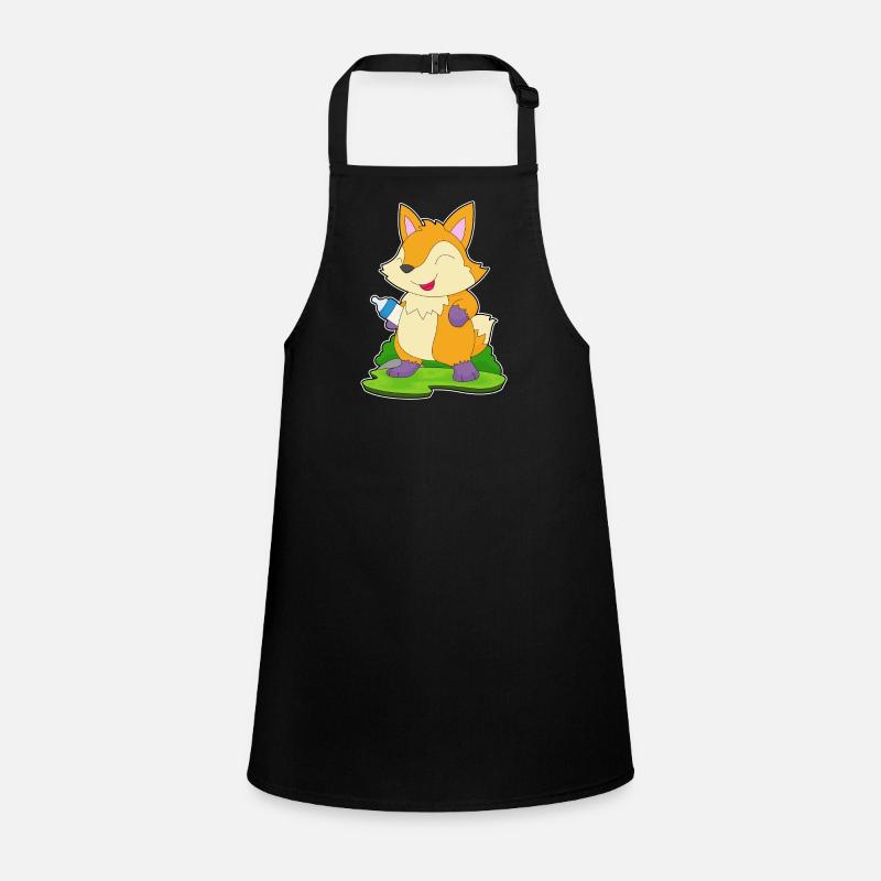 Fox Lait Biberon Tablier Enfant