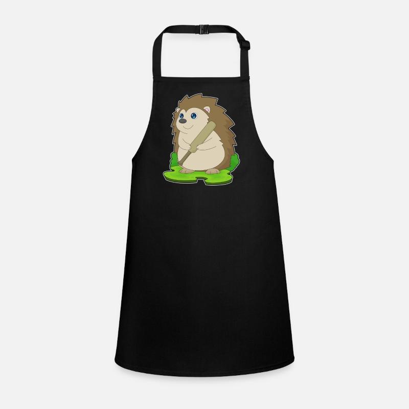 Hedgehog Cricket Cricket Bat Children's Apron