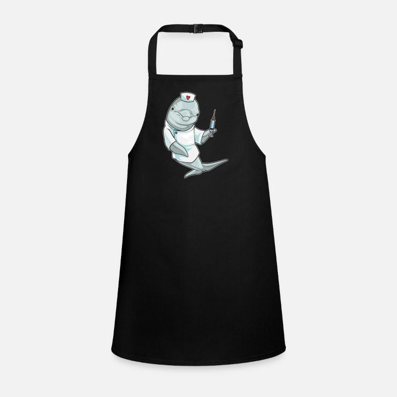 Dolphin Nurse Syringe Children's Apron