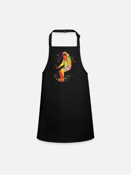 Snowboarder Snowboarding Snowboard - Schürze für Kinder - Schwarz - Vorne
