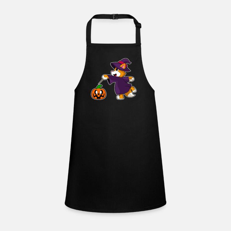 Cat Halloween Witch Children's Apron