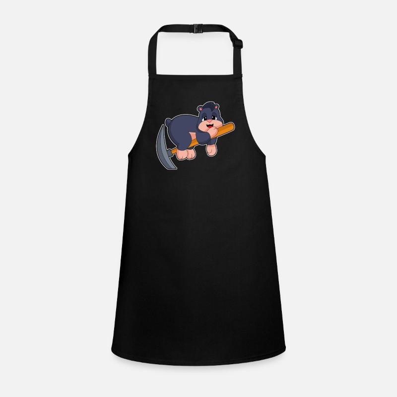 Mole Miner Pickaxe Children's Apron