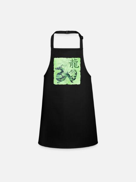 Kite E 108 - Children's Apron - black - Front