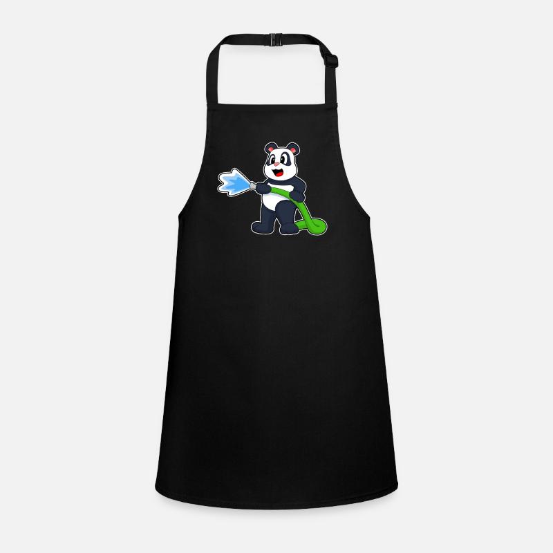 Panda Firefighter Fire Hose Children's Apron