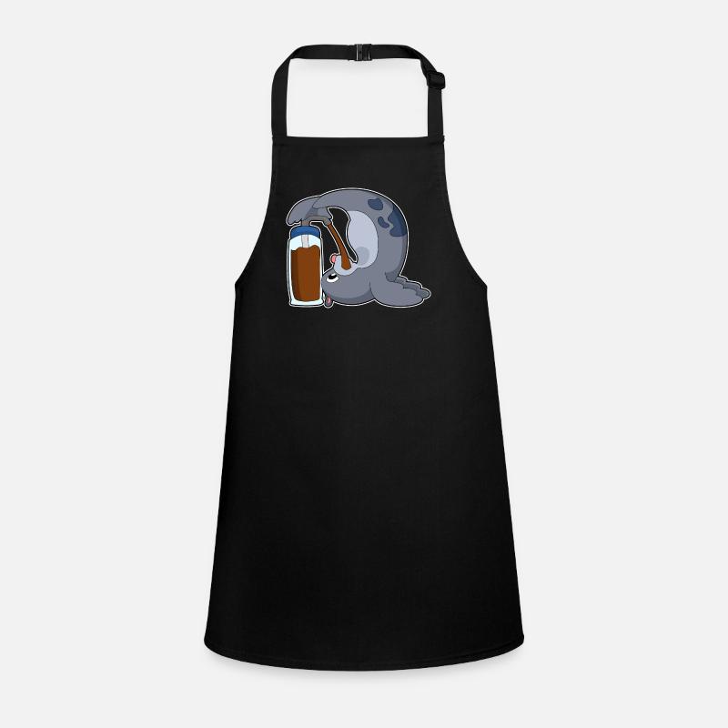 Seehund Kaffee Schürze für Kinder