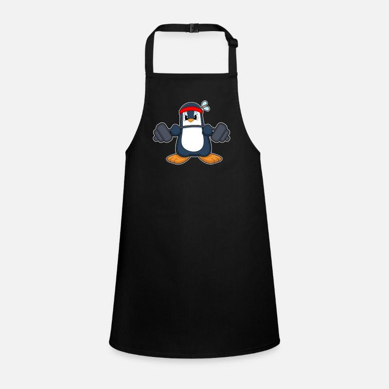 Pinguin Krafttraining Hantel Schürze für Kinder