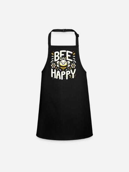 honey bee, beekeeper, bee, bee - Children's Apron - black - Front