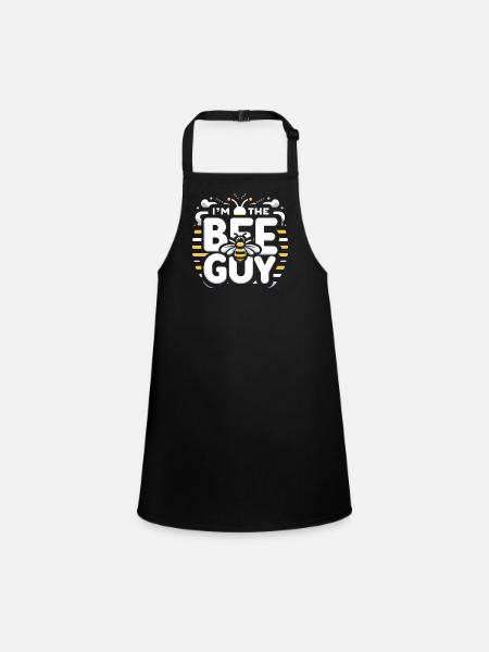 honey bee, beekeeper, bee, bee - Children's Apron - black - Front