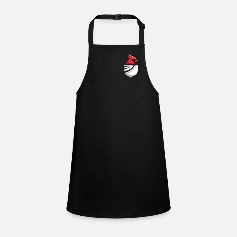 Cardinal Red Cardinal Bird Red Cardinal Children's Apron