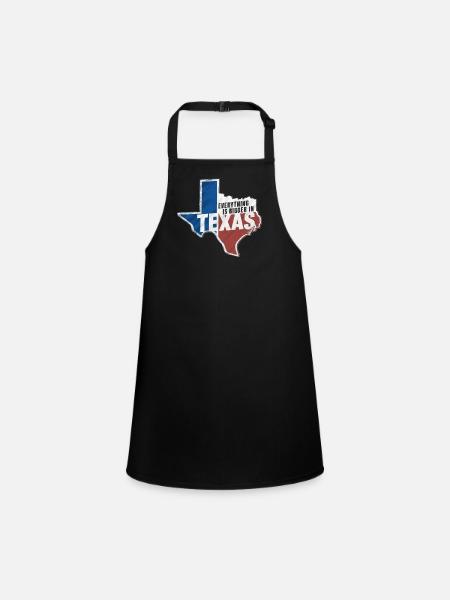 Texas State Texans Texas - Children's Apron - black - Front