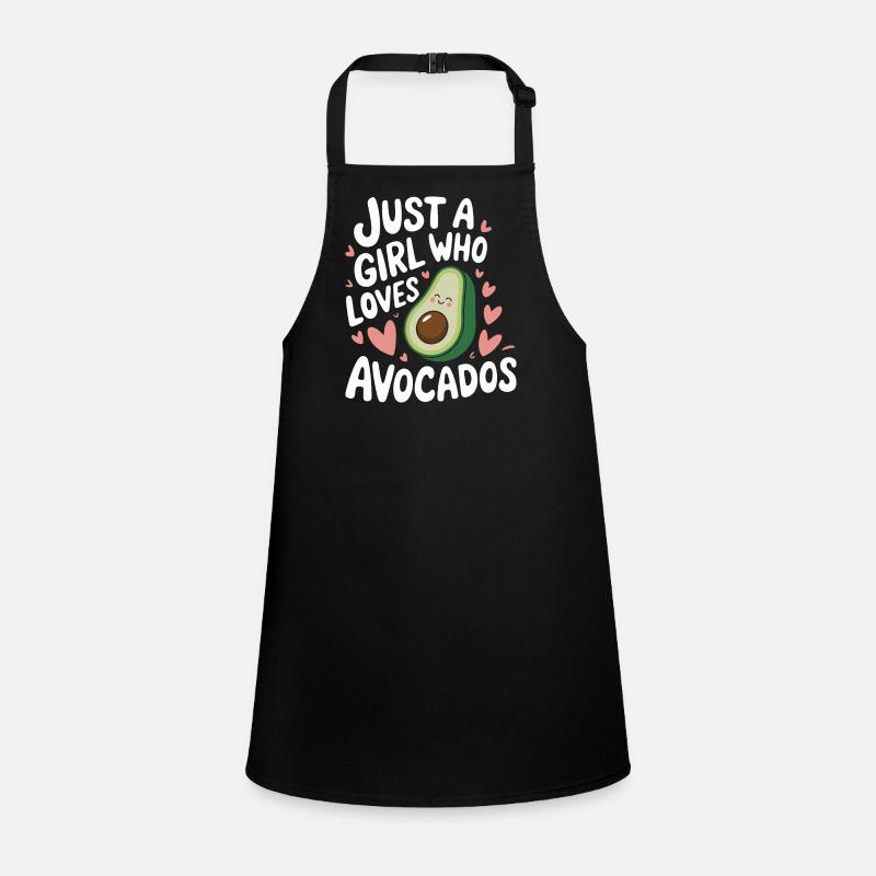 Avocado Essen Guacamole Vegan Schürze für Kinder