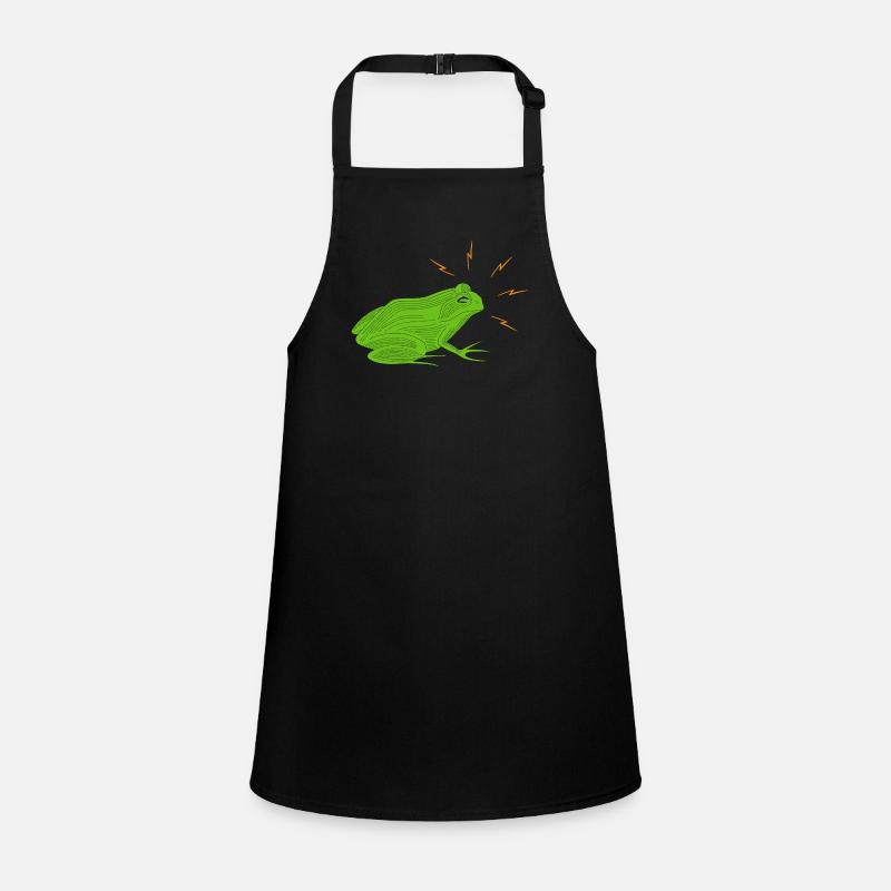 Grenouille - Tablier Enfant - noir