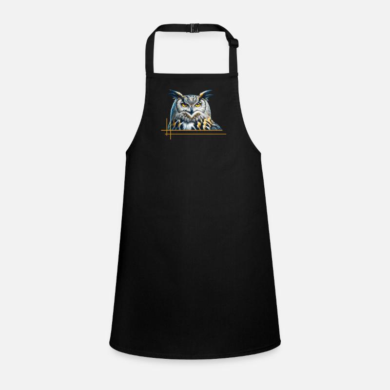Impressive Eagle Owl Children's Apron