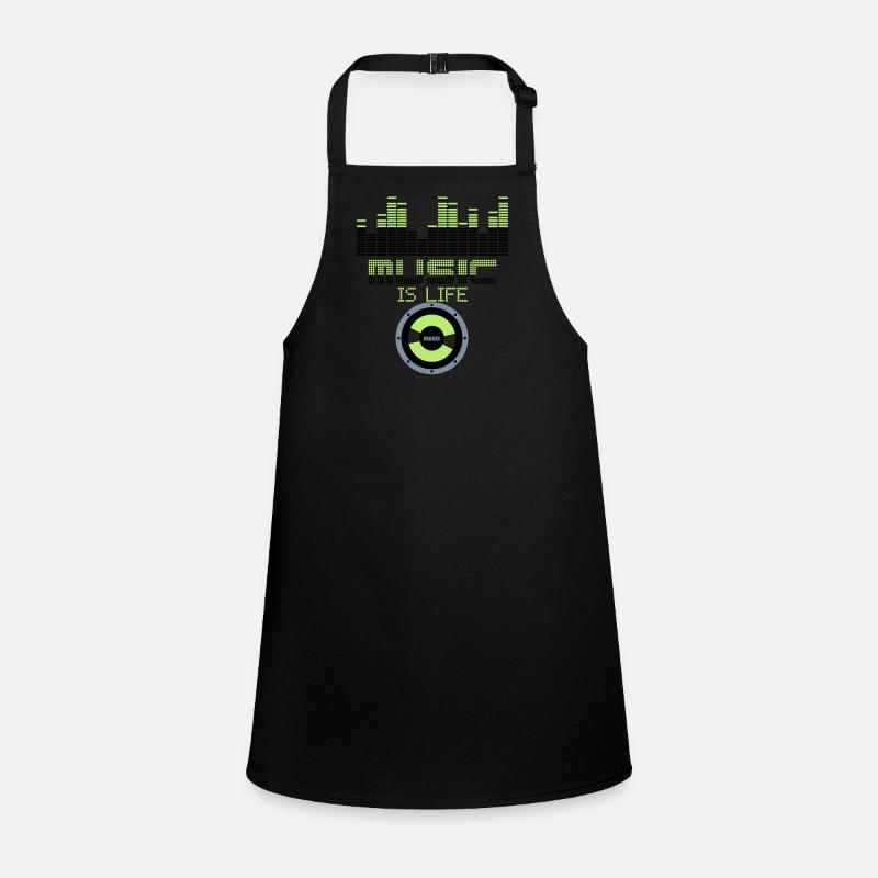music is life equalizer Children's Apron