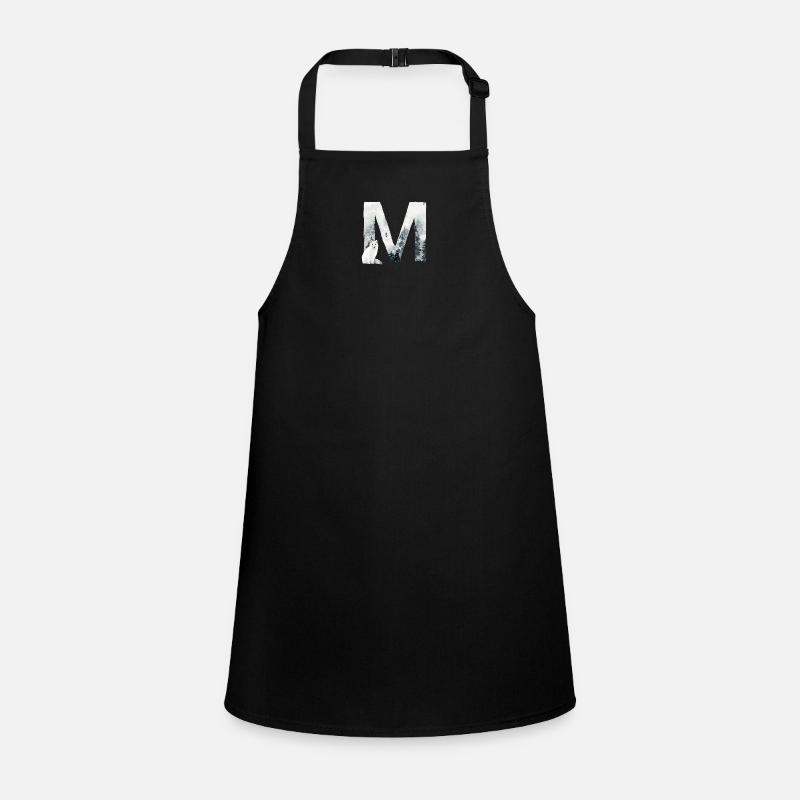 M – decorative character – winter Children's Apron
