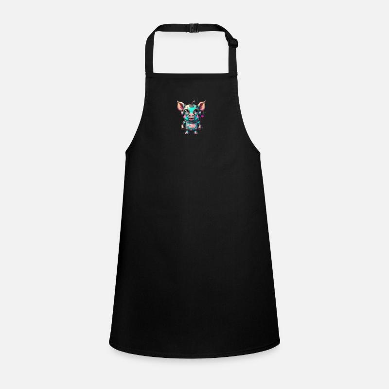Robot Pig Children's Apron