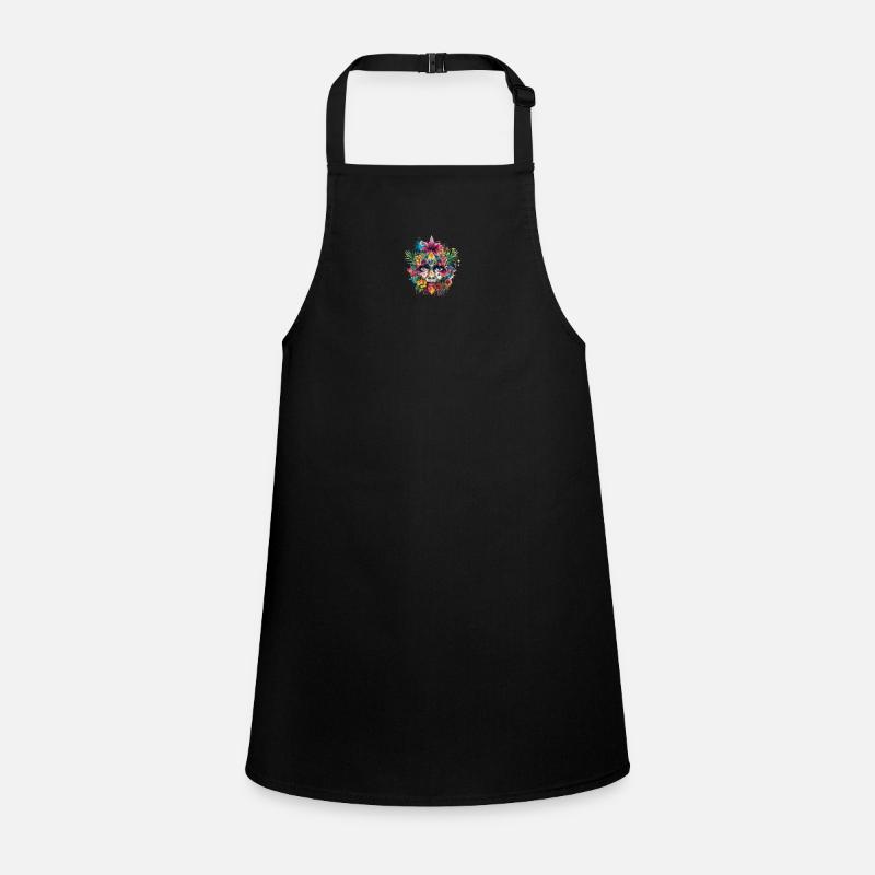 Crypto BTC ETH Bitcoin Art Face Colorful Children's Apron