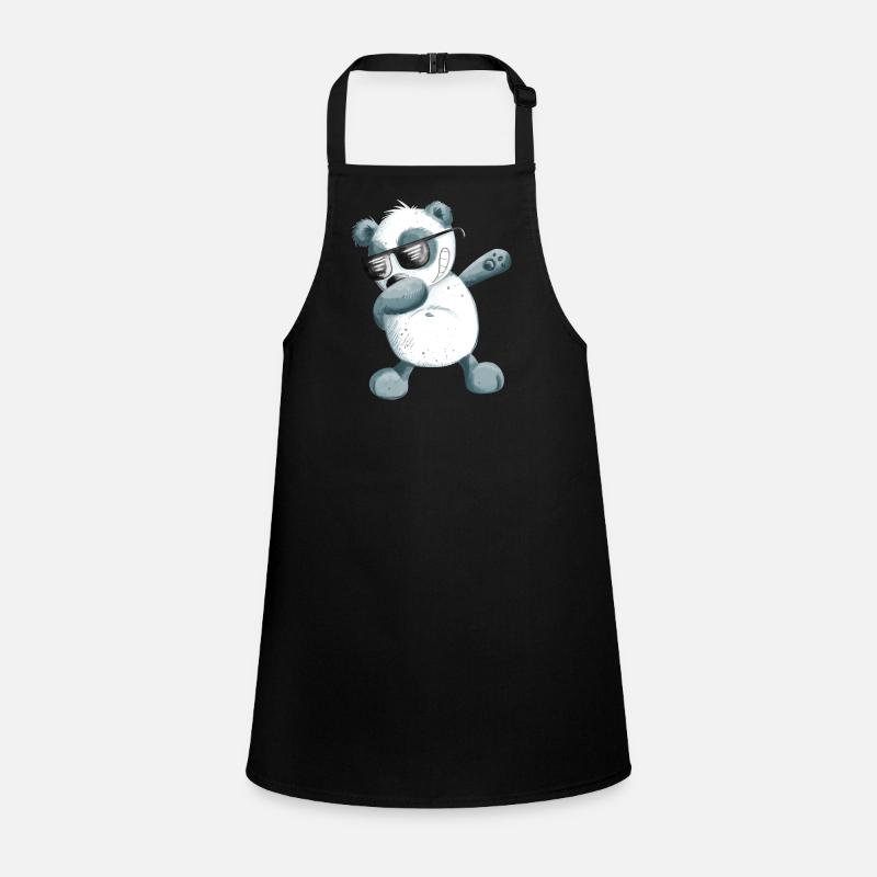 Dabbender Panda I Dab Dance Animaux I Dabbing Bear Tablier Enfant