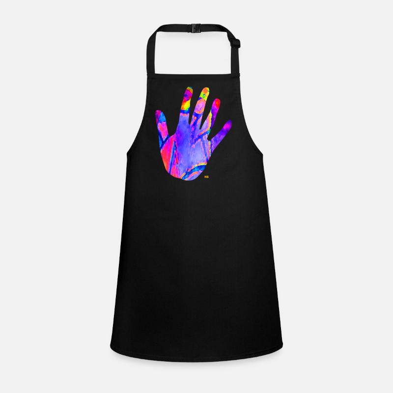Neon hand Children's Apron