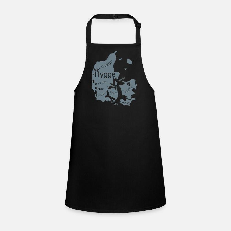 Denmark Hygge Map Children's Apron