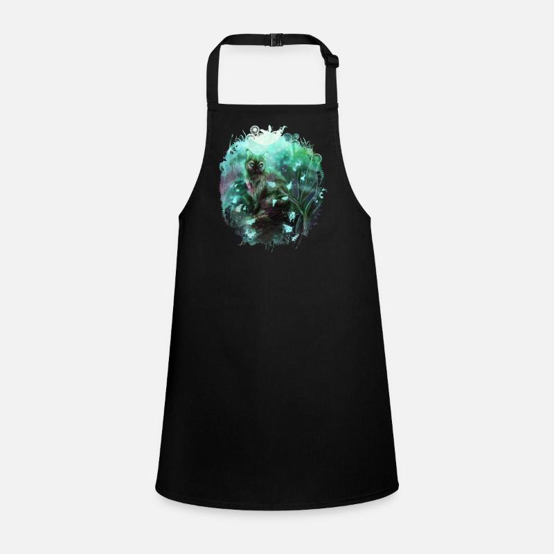 Cat in the magic forest Children's Apron