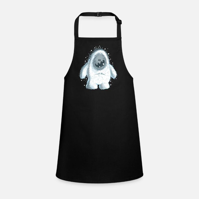 Süßer Yeti - Yetis - Winter - Schnee - Geschenk Schürze für Kinder