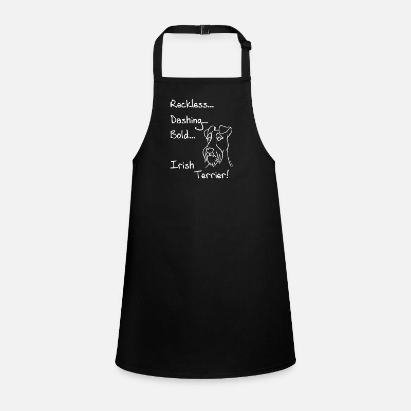 Bold Irish Terrier Children's Apron