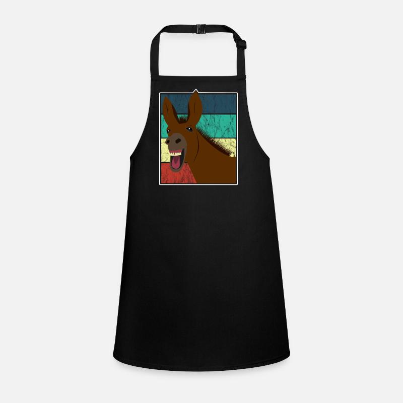 Mule Mule Donkey Horse Vintage Gift Children's Apron