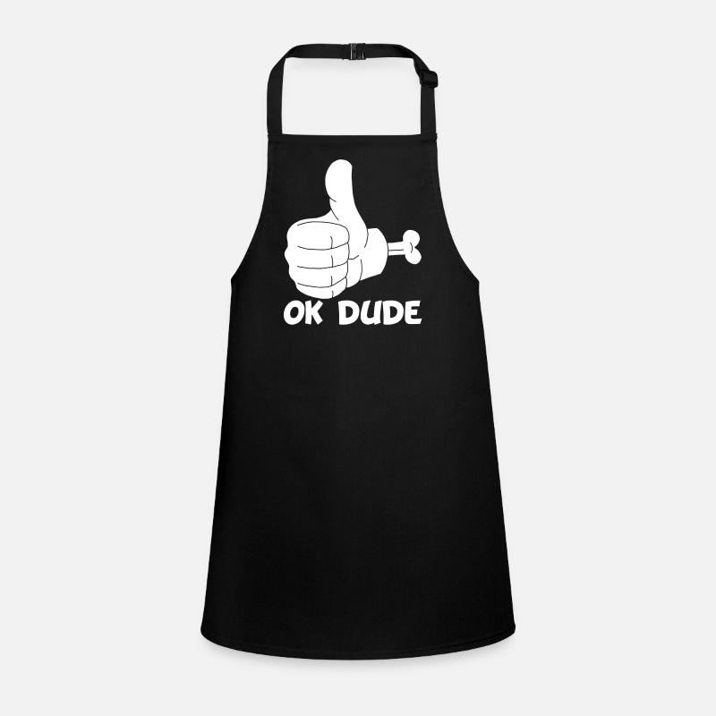 Ok mec ! (blanc) Tablier Enfant