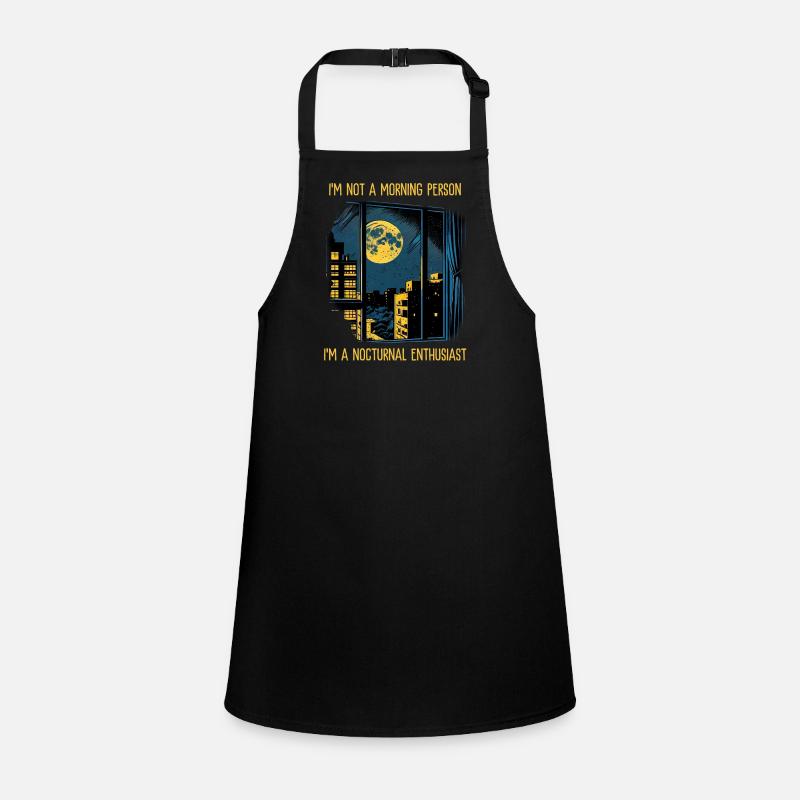 Nocturnal Enthusiast Children's Apron
