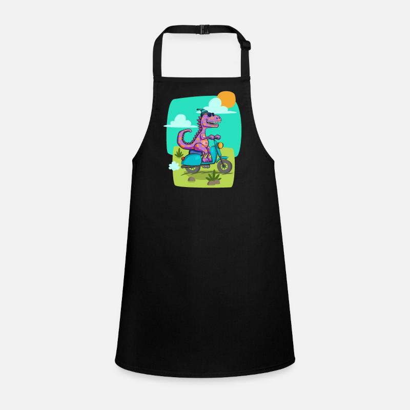 Dino Scooter Cool Children's Apron