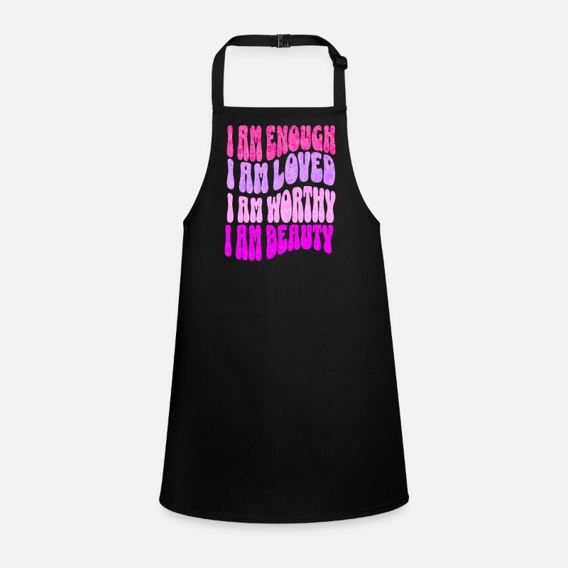 I am enough Self-love affirmation Children's Apron