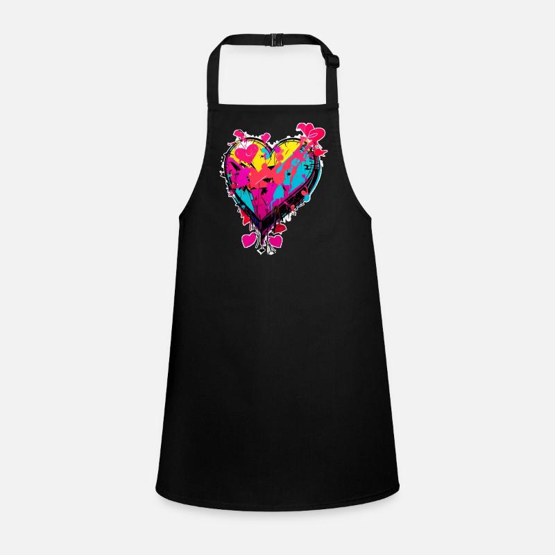 Heart Art Children's Apron