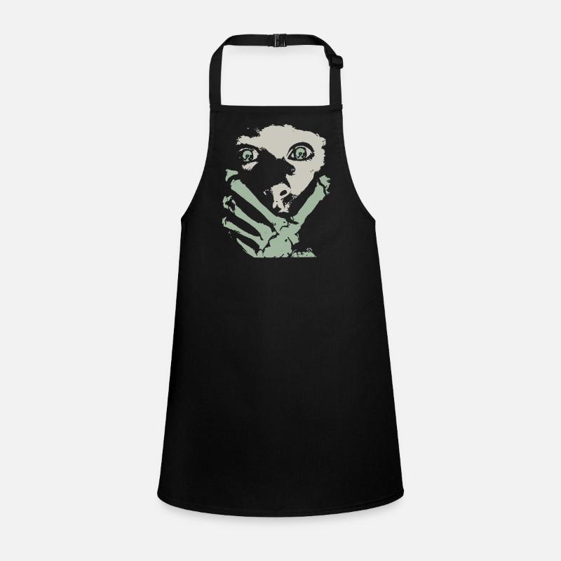 Skeleton Hand On Woman's Face Children's Apron