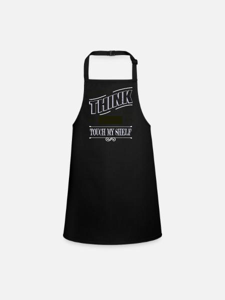 Bibliophile Book Keeper Awesome Book Keeper Chemise - Tablier Enfant - noir - Devant