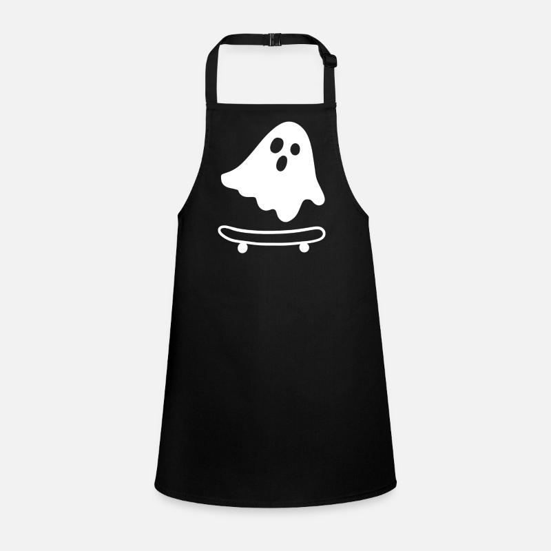 Geist Skateboard Halloween Kostüm Skateboarding Schürze für Kinder