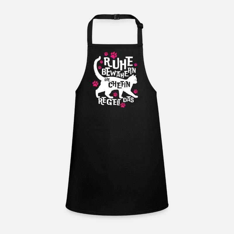Cat Motive Keep Calm Children's Apron