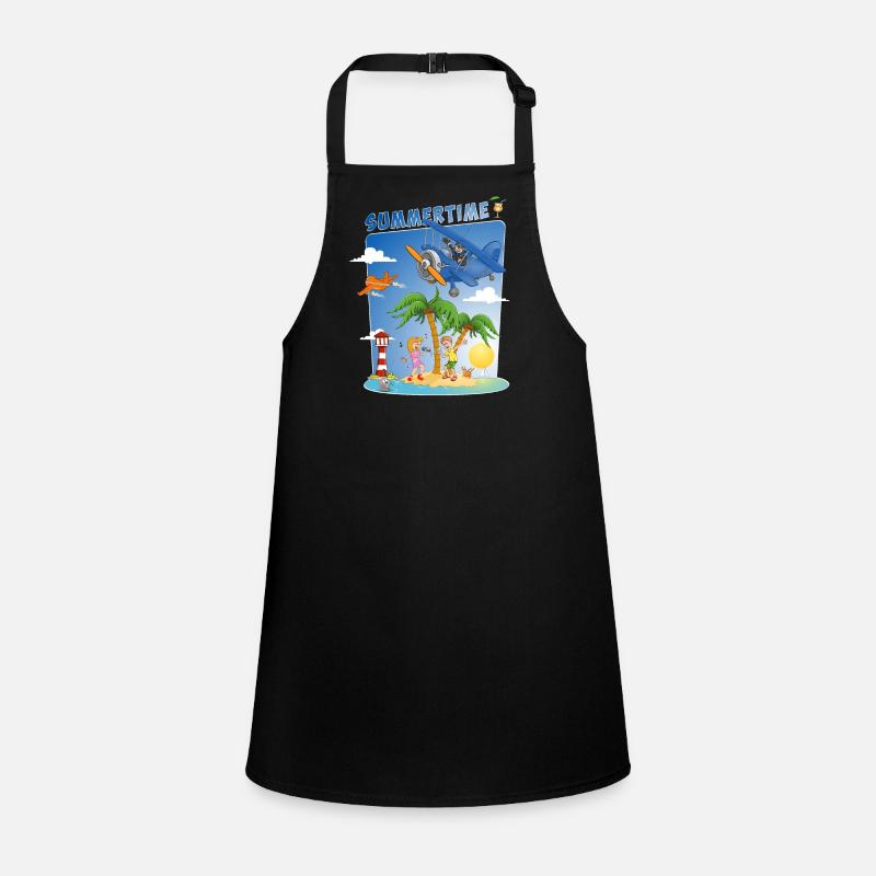 soleil, mer, plage, platane, palmiers, île Tablier Enfant