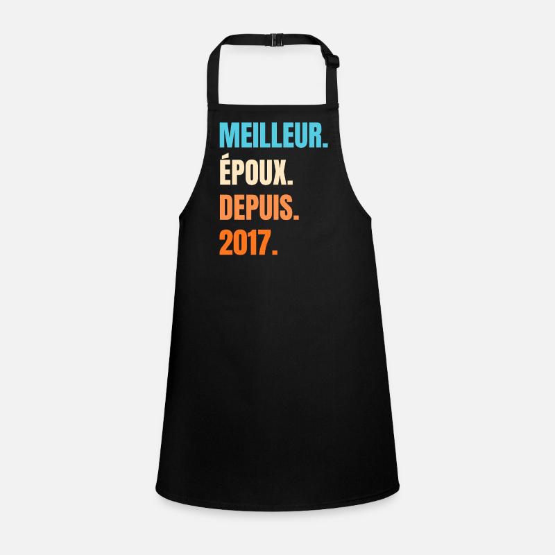 Best Husband Since 2017 Gift Husband Children's Apron