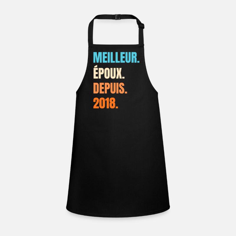 Best Husband Since 2018 Gift Husband Children's Apron