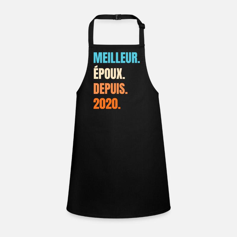 Bester Ehemann seit 2020 Geschenk-Ehemann Schürze für Kinder