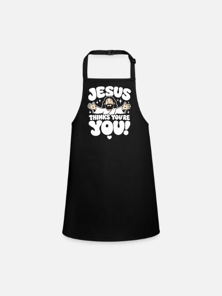 Jésus te trouve incroyable - Tablier Enfant - noir - Devant