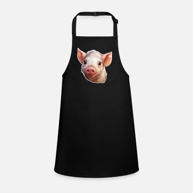 Schweinchen Schürze für Kinder