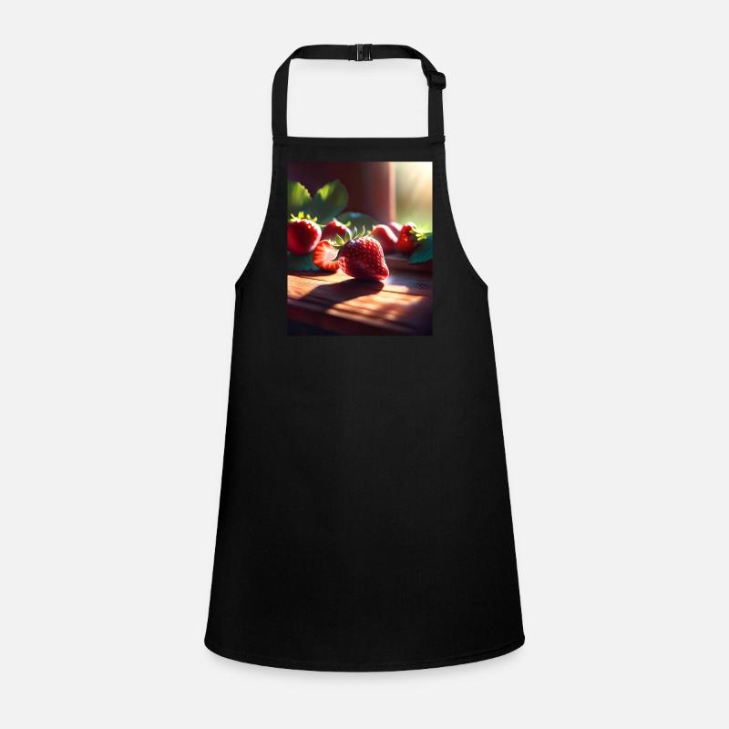 Ich liebe Erdbeeren Schürze für Kinder
