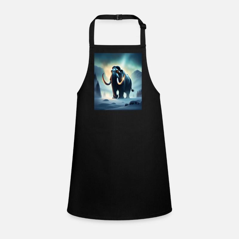 scary evil mammoth Children's Apron