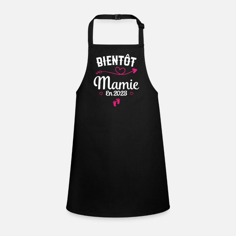 Bientôt future Mamie 2023 Tablier Enfant