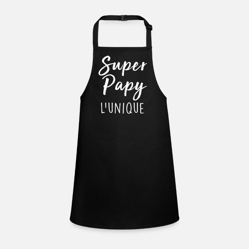 Meilleur papy Super Papy Humour Papy Cadeau Tablier Enfant