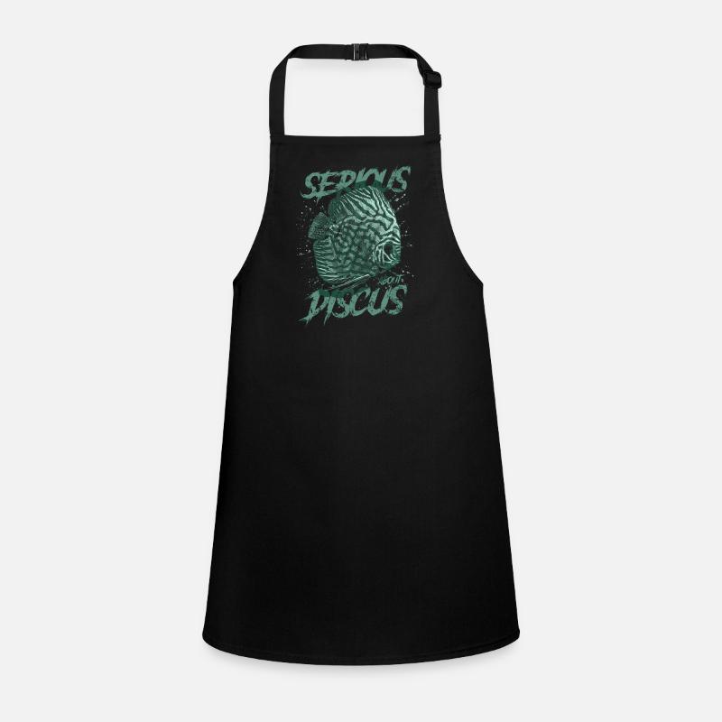 Serious About Discus Fish Keeper Aquarist Children's Apron