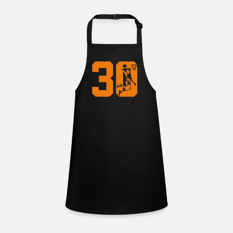NUMMER 30 BASKETBALL 30. GEBURTSTAG Schürze für Kinder